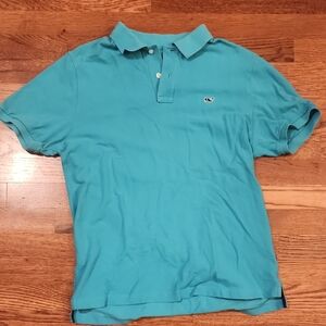 Vineyard Vines Aqua Polo Shirt